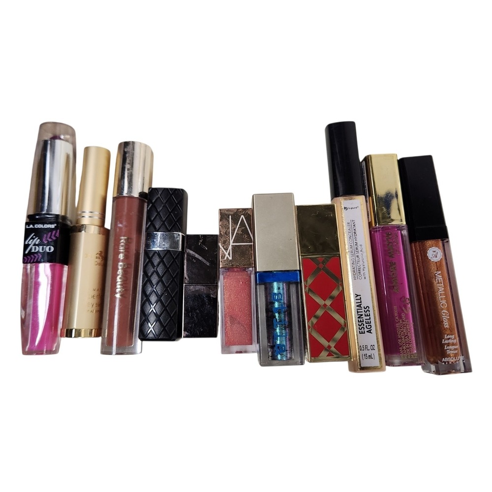 New Bulk Makeup Lot 110 Pc Maybelline NYX ELF Revlon Lip Gloss Mascara